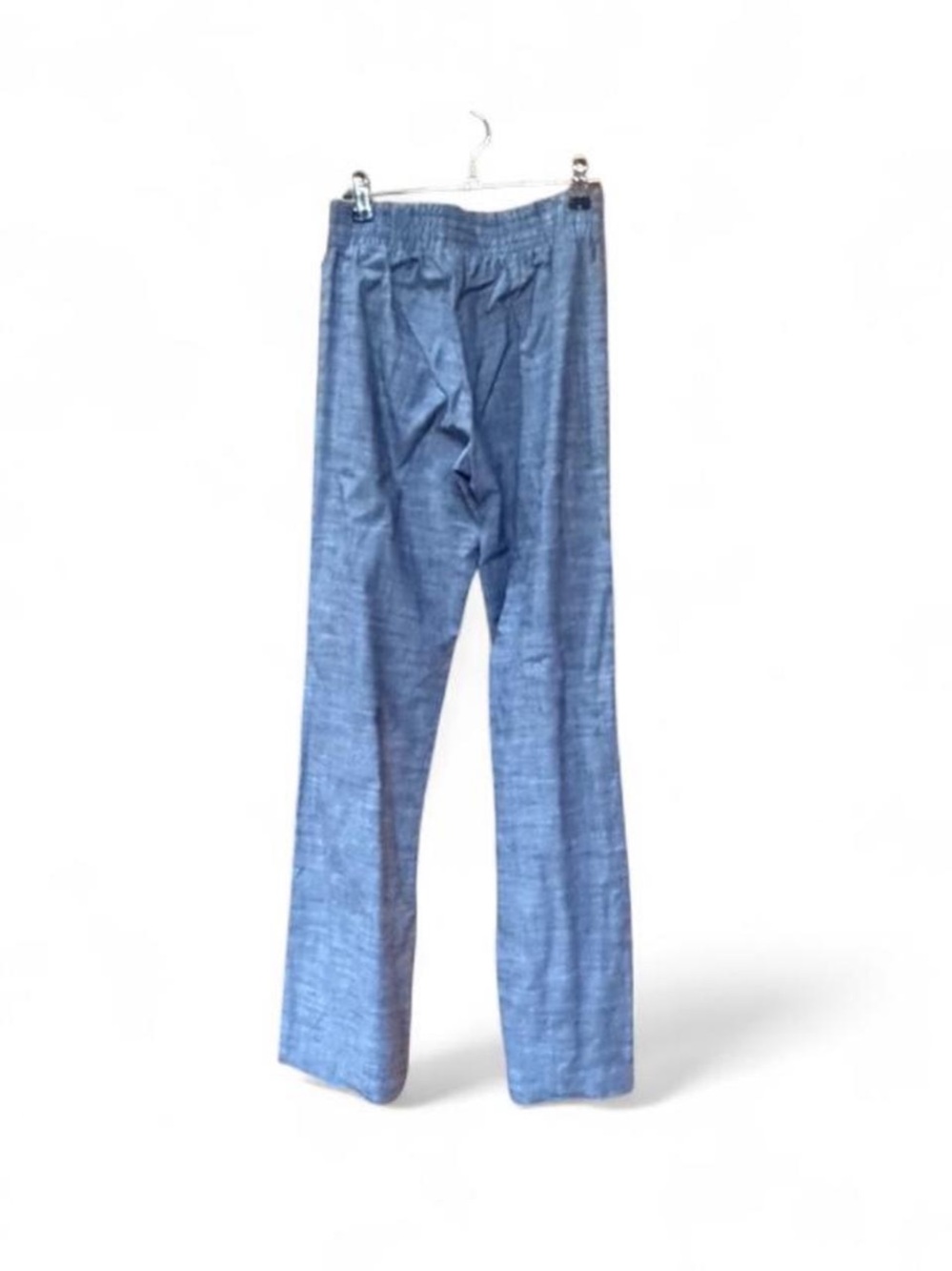 Drew Blue Linen Pants with Subtle Stripes Sz XS NWT Retail $166